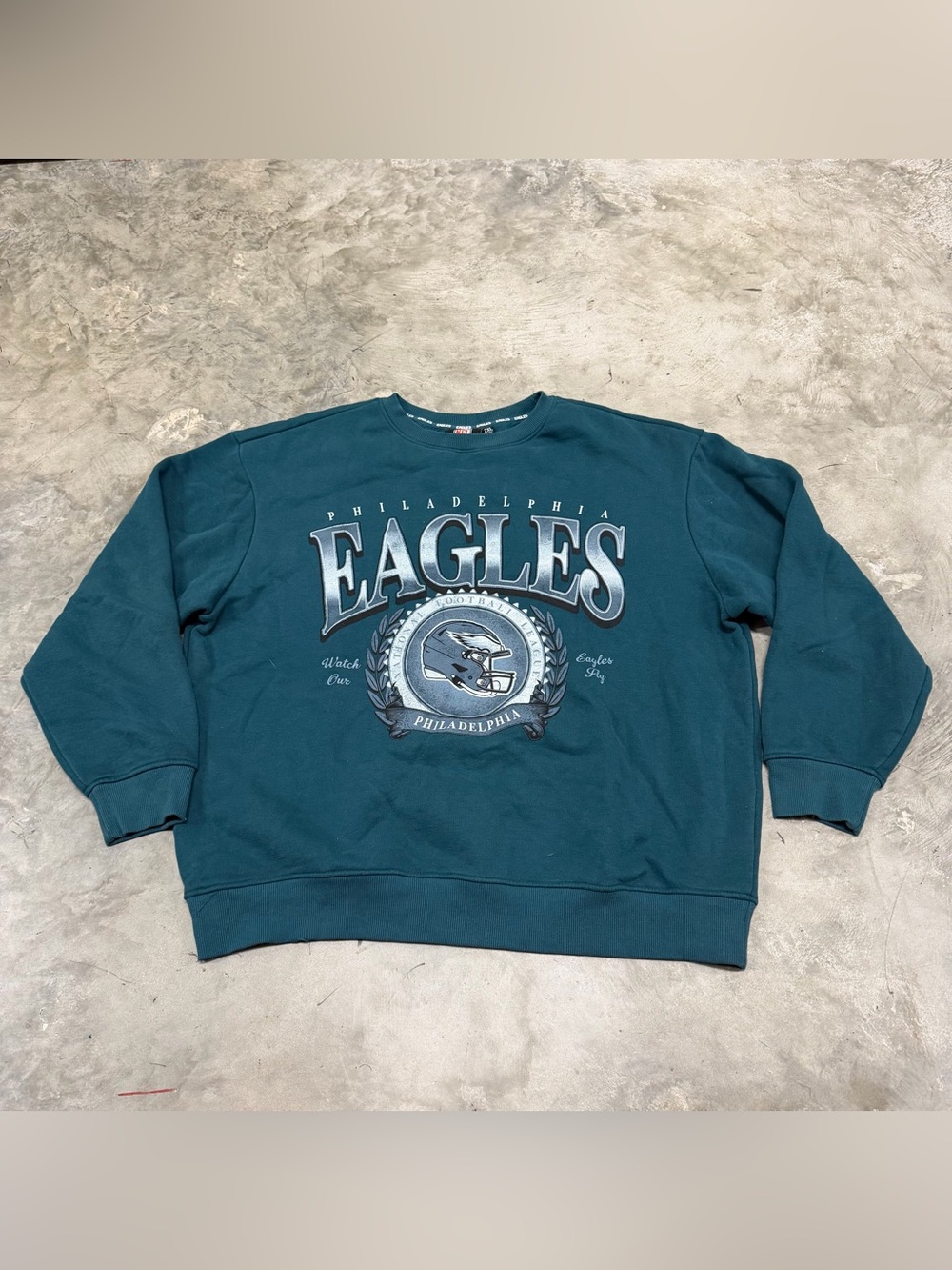 Philadelphia Eagles NFL Sweatshirt Size XXL Vintage Style But Modern Primark